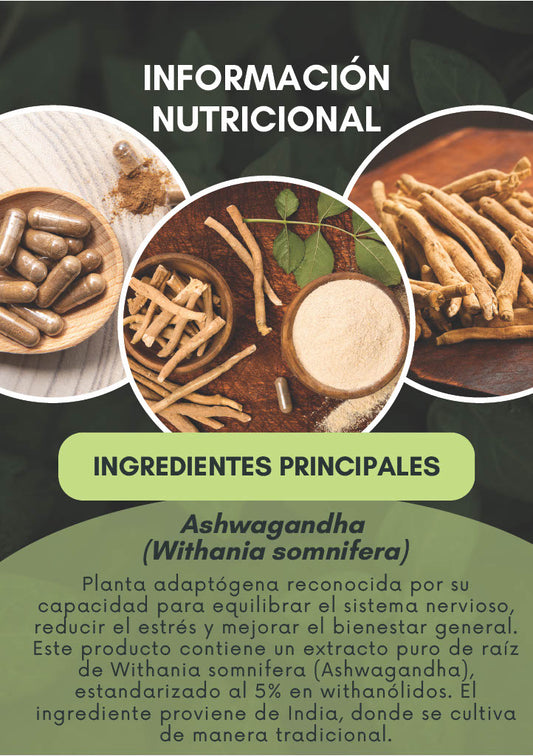 Ashwagandha BioVerde 60 cáp.