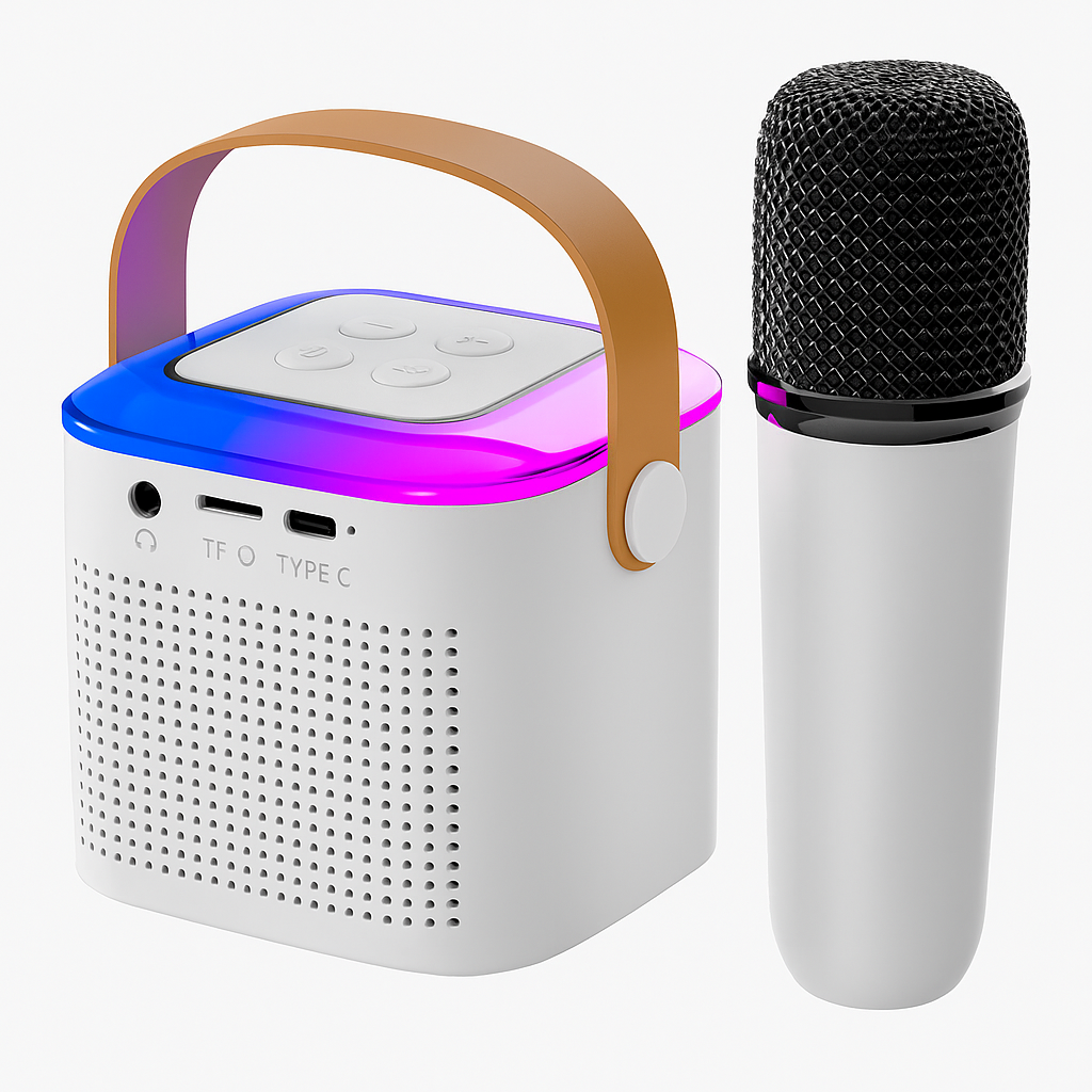 PARLANTE BLUETOOTH MICROFONO KARAOKE